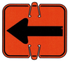 CONE SIGN REVERSIBLE ARROW
