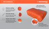 MONOFILAMENT BAG ORANGE EMPTY