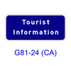 TOURIST INFORMATION G81-24(CA)