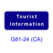 TOURIST INFORMATION G81-24(CA)