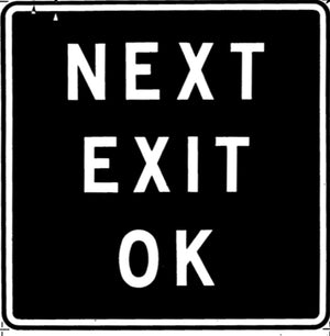 NEXT EXIT OK G66-56ACA