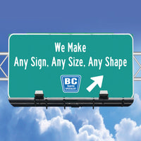 CUSTOM SIGN HI .063 18X30