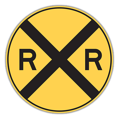 RAILROAD XING HIP 18" .080