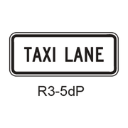 TAXI LANE [plaque] R3-5dP