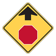 STOP AHEAD 30" EG