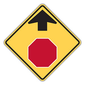 STOP AHEAD 30" EG