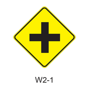 Intersection Warning W2-1