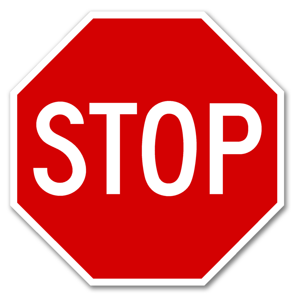 R1-1 HI 24" STOP SIGN .080