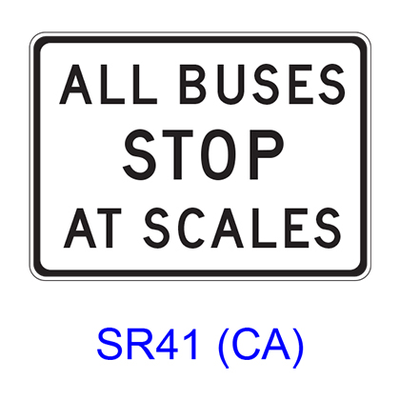 ALL BUSES STOP AT SCALES SR41(CA)