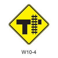 Grade Crossing Advance Warning W10-4