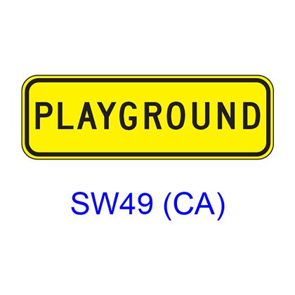 PLAYGROUND [plaque] SW49(CA)