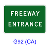 FREEWAY ENTRANCE G92 (CA)