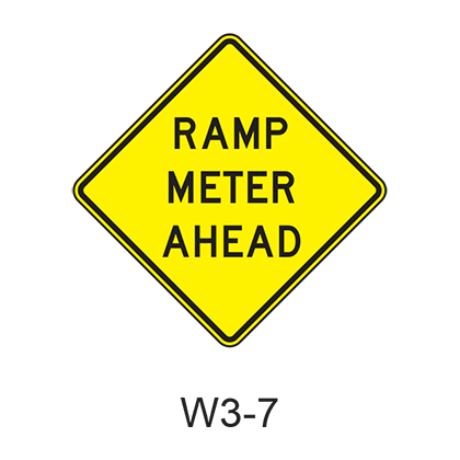 RAMP METER AHEAD W3-7