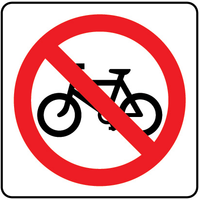 NO BICYCLES