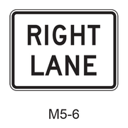 RIGHT LANE Designation AUX M5-6