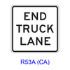 END TRUCK LANE R53A(CA)