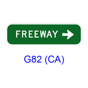 FREEWAY w/ arrow G82 (CA)