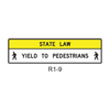 Overhead Pedestrian Crossing [symbol] R1-9