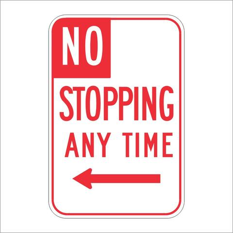 NO STOPPING ANYTIME HI 12X18