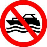 No Boat Motor [symbol] PS-147(CA)