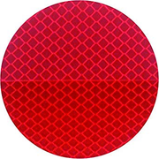 REFLECTOR RED 3" ROUND