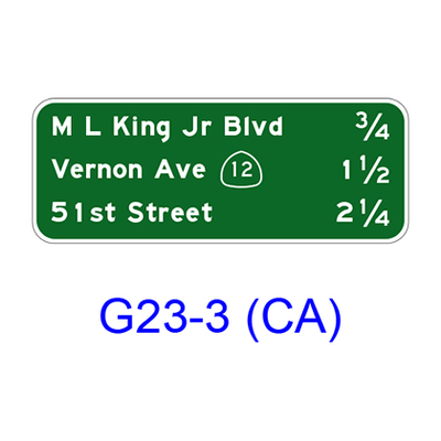 Interchange Sequence G23-3(CA)