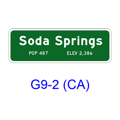 Unincorporated Community G9-2(CA)