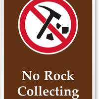 No Rock Collecting [symbol] PS-083(CA)