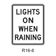 LIGHTS ON WHEN RAINING R16-5