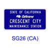 Caltrans Facility Entrance SG26(CA)