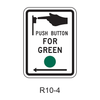 Push Button for Green Signal [green symbol]