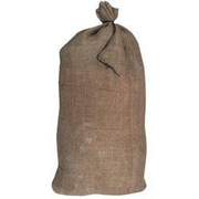 BURLAP BAG FILLED 3/4 ROCK