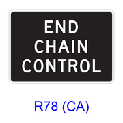 END CHAIN CONTROL R78(CA)