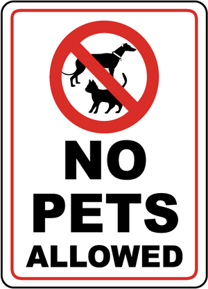 NO PETS