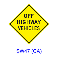 OFF HIGHWAY VEHICLES SW47(CA)