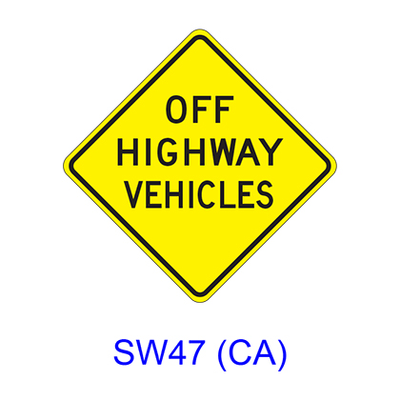 OFF HIGHWAY VEHICLES SW47(CA)