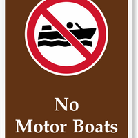 NO BOAT MOTOR