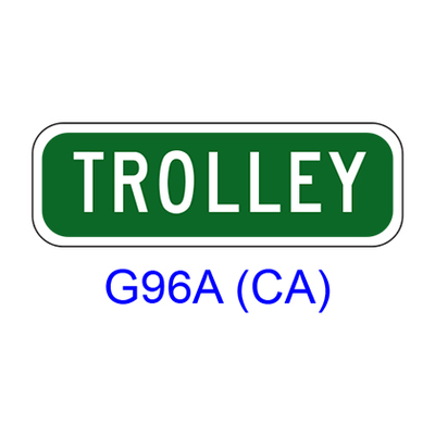 TROLLEY [plaque] G96A(CA)