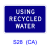 USING RECYCLED WATER S28(CA)