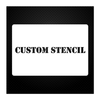 STENCIL CUSTOM PLASTIC