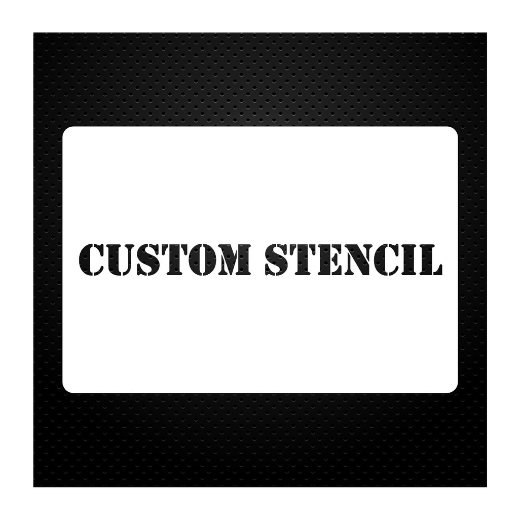 STENCIL CUSTOM PLASTIC