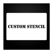 STENCIL CUSTOM PLASTIC