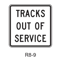 TRACKS OUT OF SERVICE R8-9