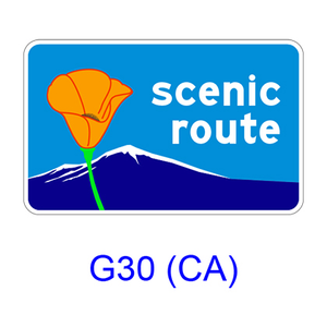 Scenic Route [poppy symbol] G30(CA)