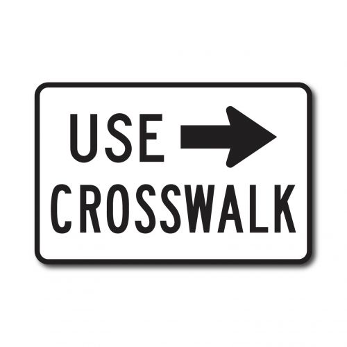 USE CROSSWALK RT HI 12X18 080