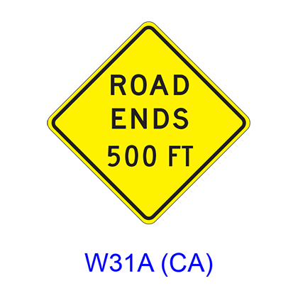 ROAD ENDS -------- FT W31A(CA)