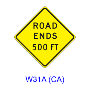 ROAD ENDS -------- FT W31A(CA)