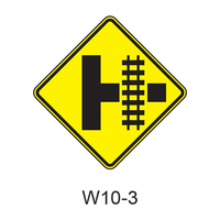 Grade Crossing Advance Warning W10-3