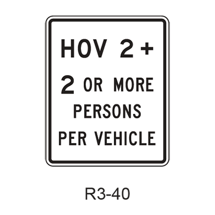 Vehicle Occupancy Definition R3-40