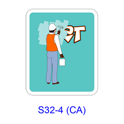 Graffiti Removal [symbol] S32-4(CA)